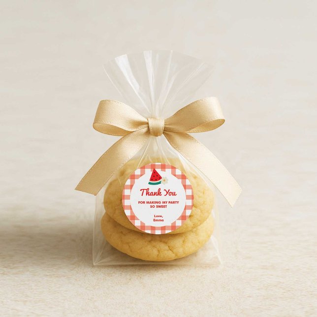 Stickers ronds de pastèque (Créateur téléchargé)