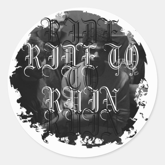 Stickers ronds désespérés (Devant)