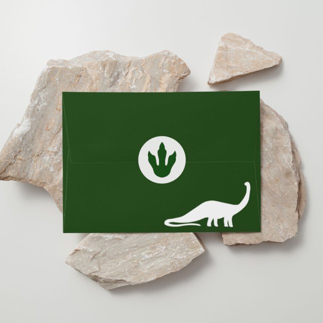 Stickers ronds Dinosaures verts (Créateur téléchargé)