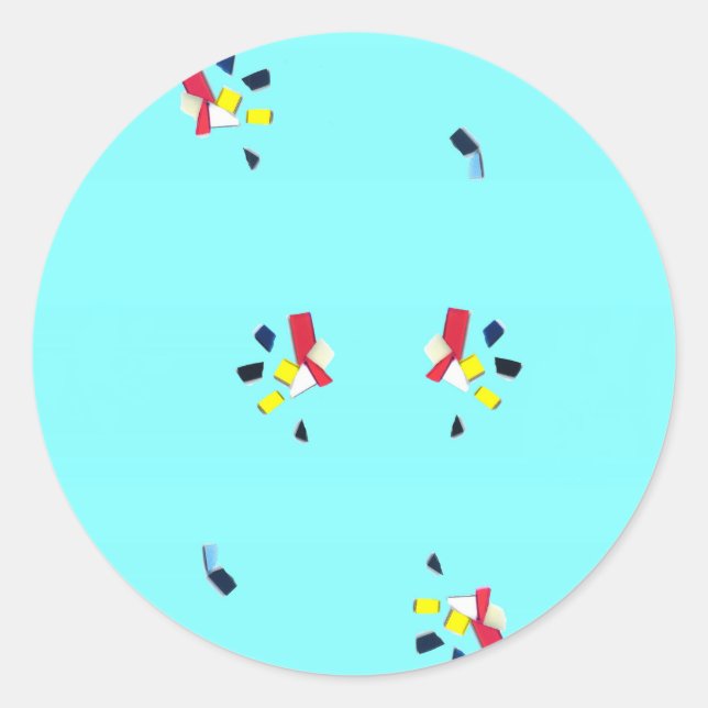 Stickers ronds "Fragments" (Devant)