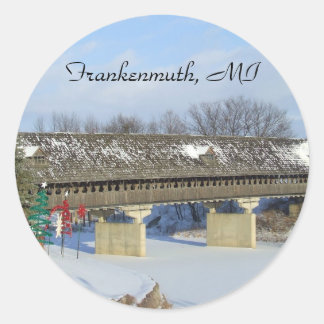 Stickers ronds Frankenmuth Michigan Étiquettes