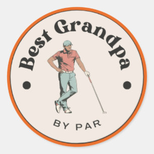 Stickers ronds - Meilleur grand-père par Par