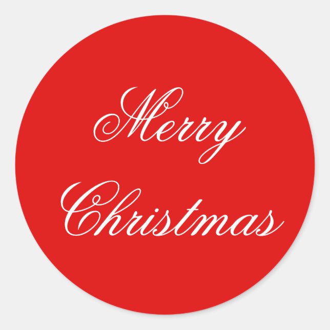 Stickers ronds Papier de Noël (Devant)