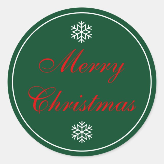 Stickers ronds Papier de Noël (Devant)