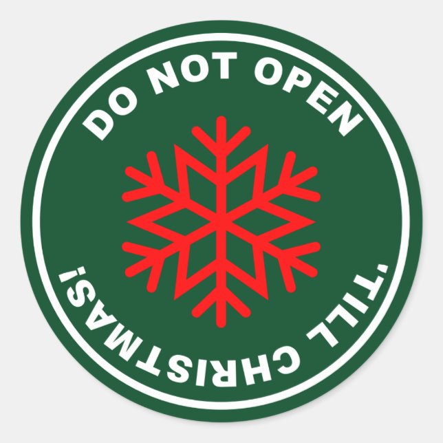 Stickers ronds Papier de Noël (Devant)