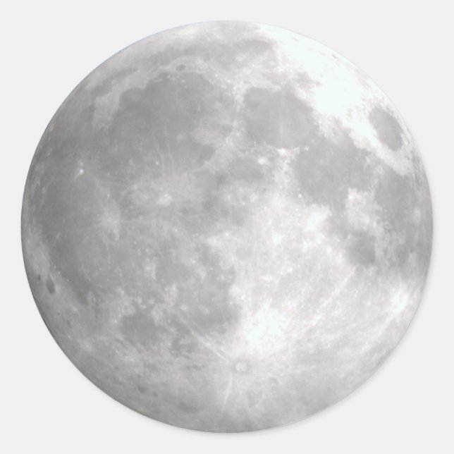 Stickers ronds Pleine lune (Devant)