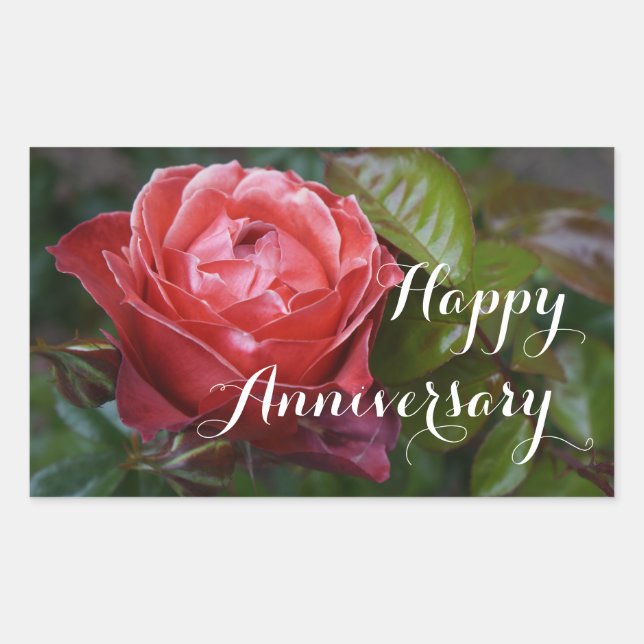 Stickers Rose de cacao chaud #2-2 pour un bon anni (Devant)