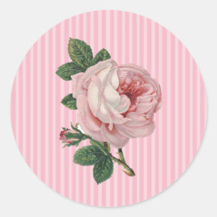 Stickers Rose rose Vintage