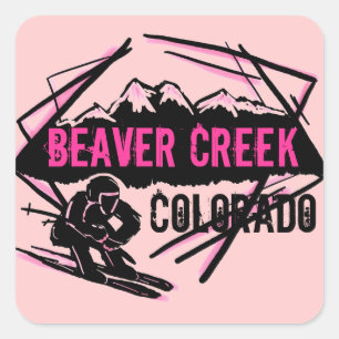 stickers rose ski Beaver Creek Colorado