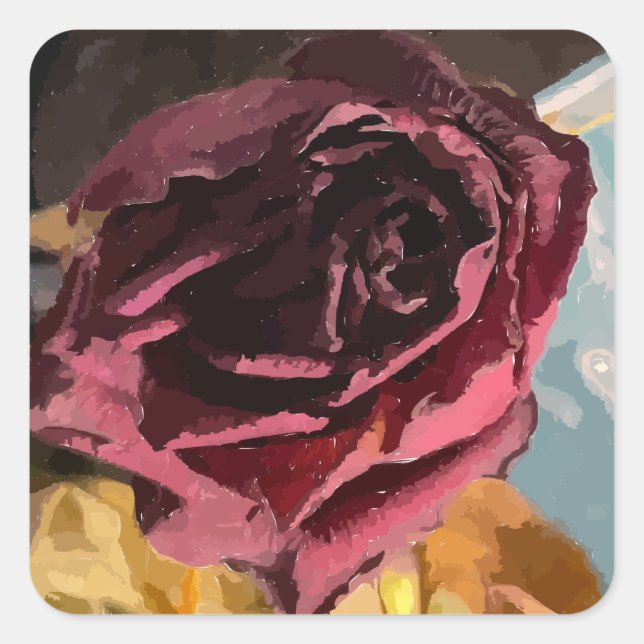Stickers Roses secs (Devant)