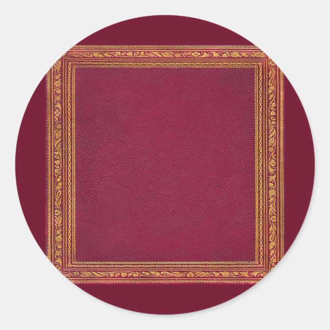 Stickers rouges antiques (Devant)