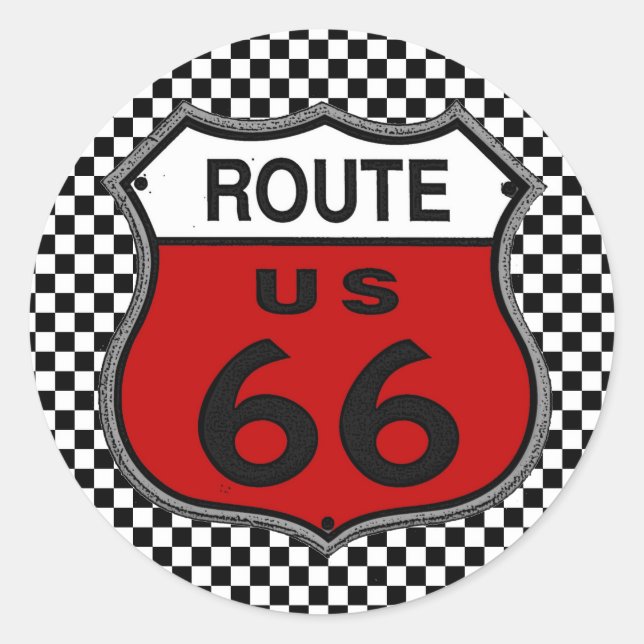 Stickers Route 66 (Devant)