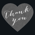Stickers Rustic Chalkboard Merci Mariage Favor Sti<br><div class="desc">Merci Rustique Chalkboard Mariage Faveur Stickers.</div>