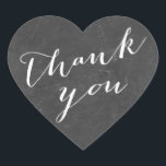 Stickers Rustic Chalkboard Merci Mariage Favor Sti<br><div class="desc">Merci Rustique Chalkboard Mariage Faveur Stickers.</div>