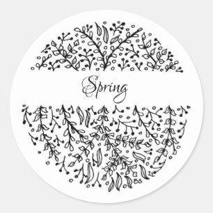 Stickers saisonniers Ressort - texte modifiable