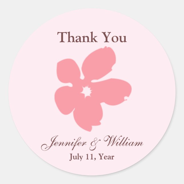 Stickers Sakura Blossom Silhouette Favoriser (Devant)