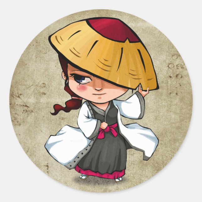 Stickers Samurai et Ninja - Murasaki (Devant)