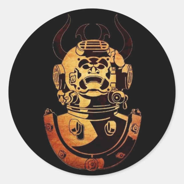 Stickers Samurai sous-marins (Devant)