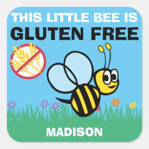 Stickers sans gluten Bumblebee Celiac