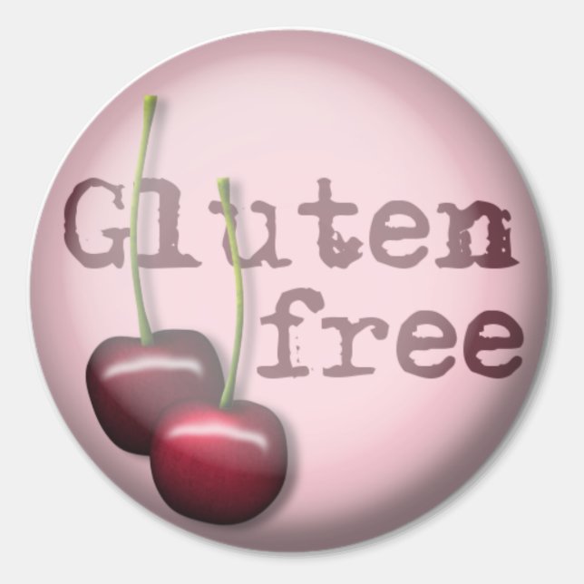 Stickers sans gluten - Cherry (Devant)