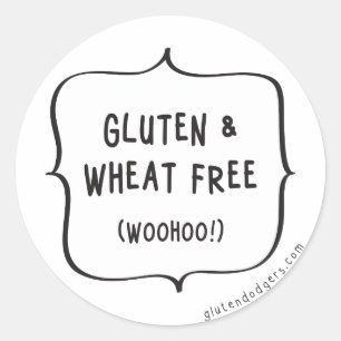 Stickers sans gluten et blé