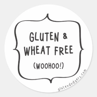Stickers sans gluten et blé