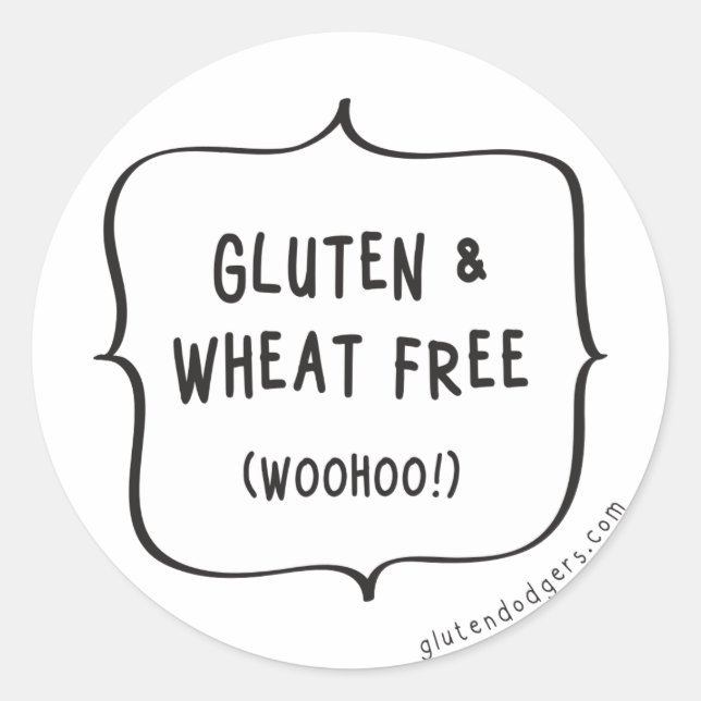 Stickers sans gluten et blé (Devant)