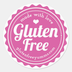 Stickers sans gluten — Fabriqué avec amour