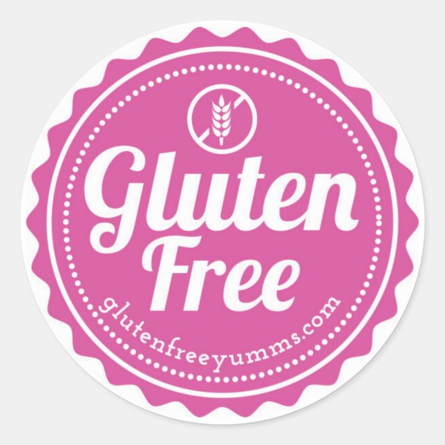 Stickers sans gluten — Sans gluten avec Icône (Devant)