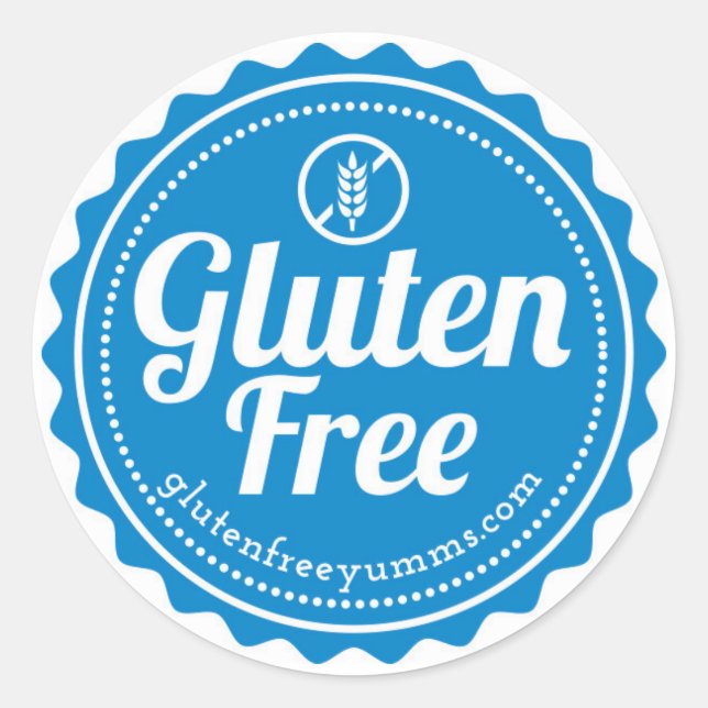 Stickers sans gluten / Sans gluten avec Icône -Ble (Devant)