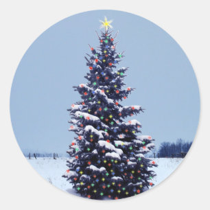 stickers sapins de Noël