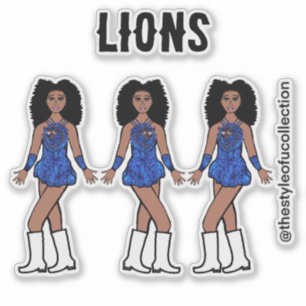 Stickers Sapphire Lion C Majorette / Danseuse