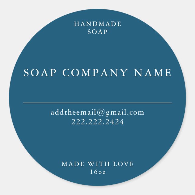 Stickers savon (Devant)