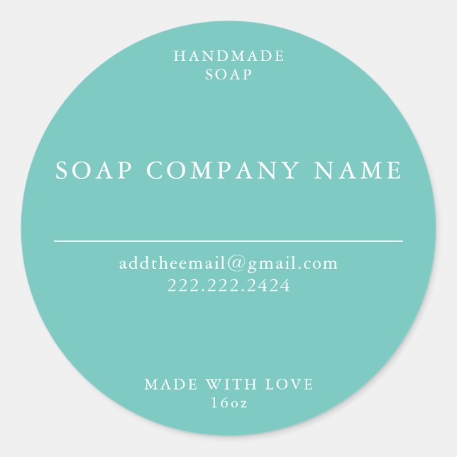 Stickers savon (Devant)