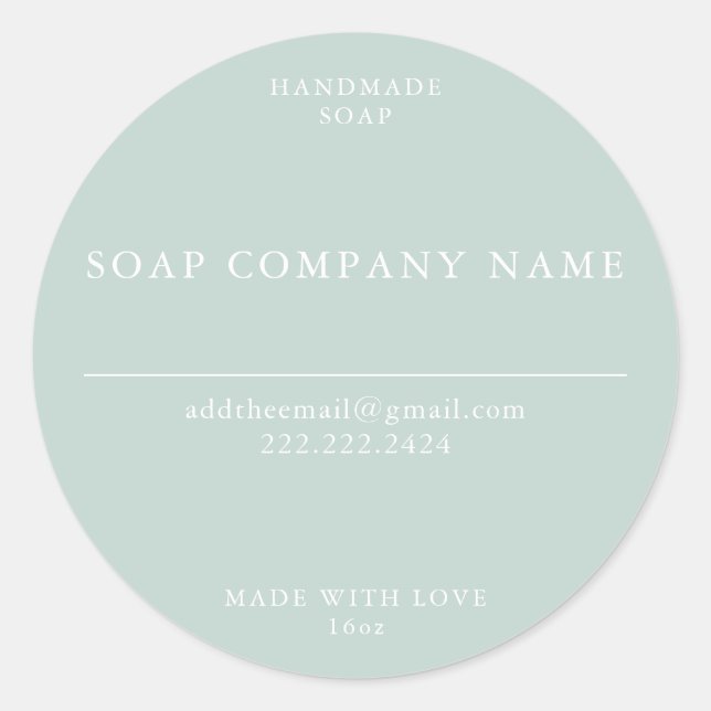 Stickers savon (Devant)