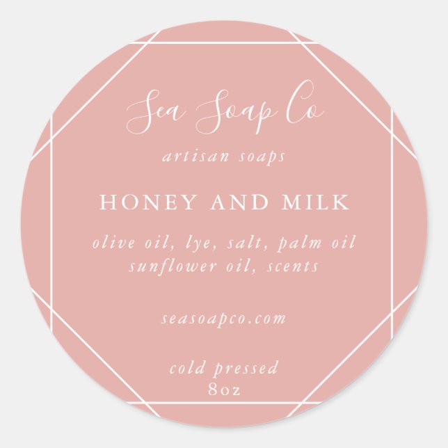 Stickers savon personnalisables (Devant)