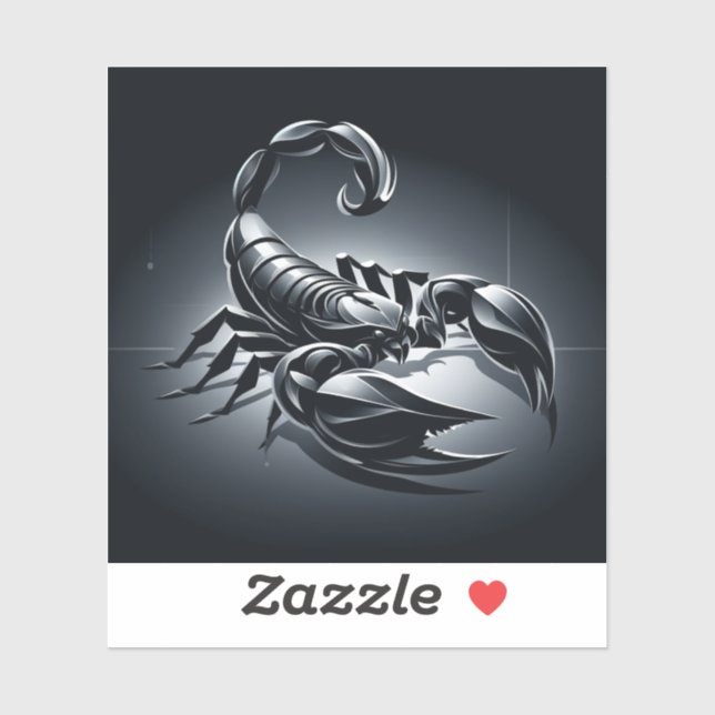 Stickers scorpion (Feuille)