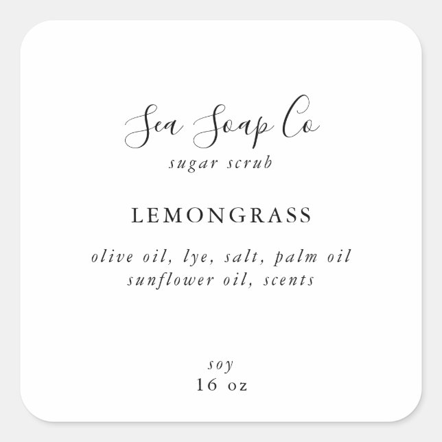 Stickers Scruter sucre (Devant)