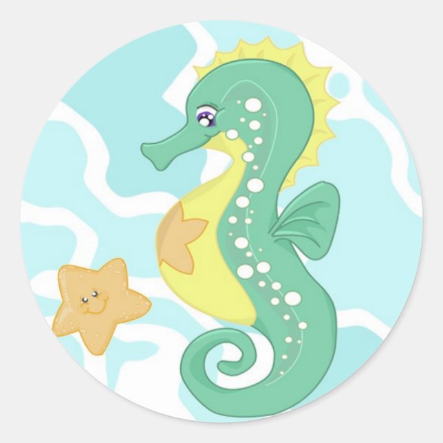 Stickers Seahorse et Starfish (Devant)