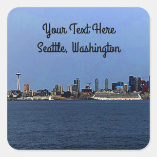 Stickers Seattle Skyline #2-1