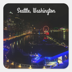 Stickers Seattle Skyline #6