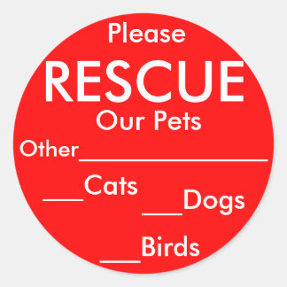 Stickers Secourt pour animaux