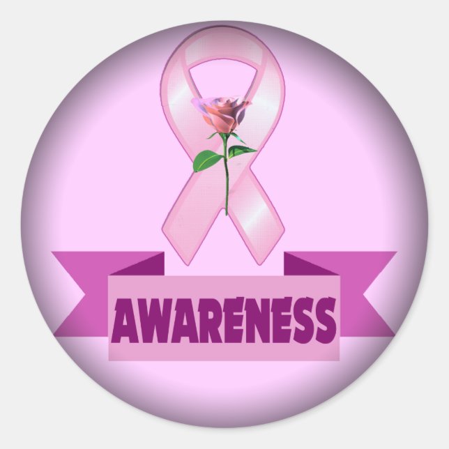 Stickers - Sensibilisation au cancer du sein (Devant)