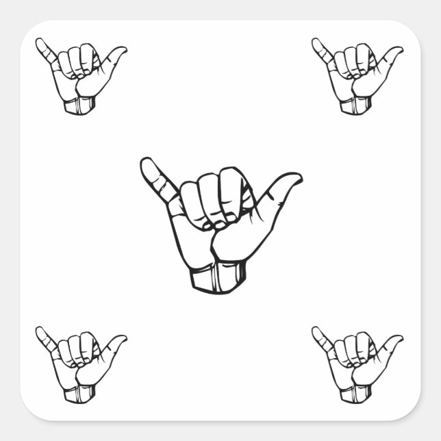 Stickers SHAKA ASL (Devant)