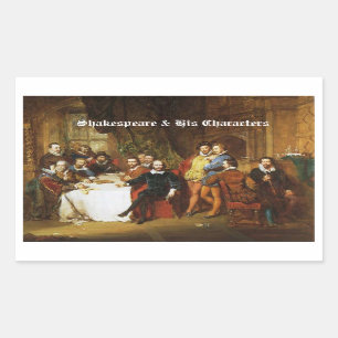 Stickers Shakespeare et ses personnages