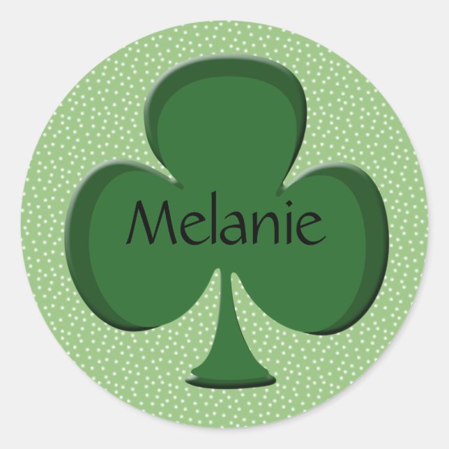Stickers Shamrock Melanie (Devant)