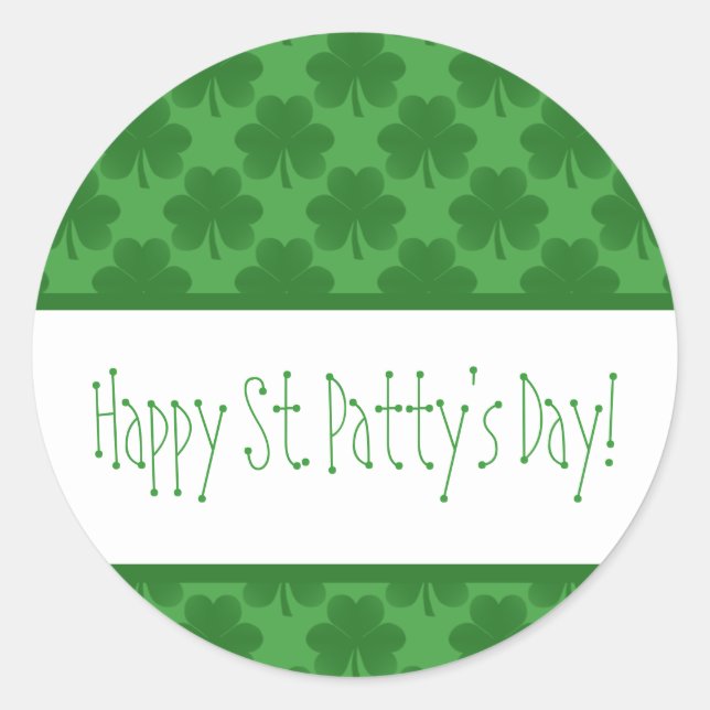 Stickers Shamrock simples (Devant)