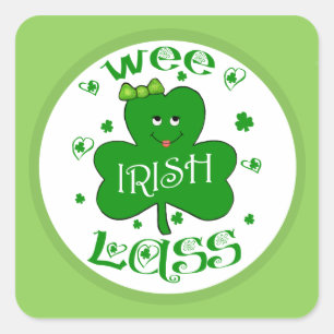 Stickers Shamrocks irlandais St. Patrick
