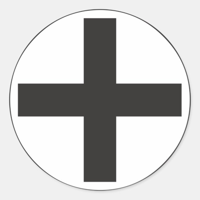 Stickers SIGNE NOIR PLUS (Devant)