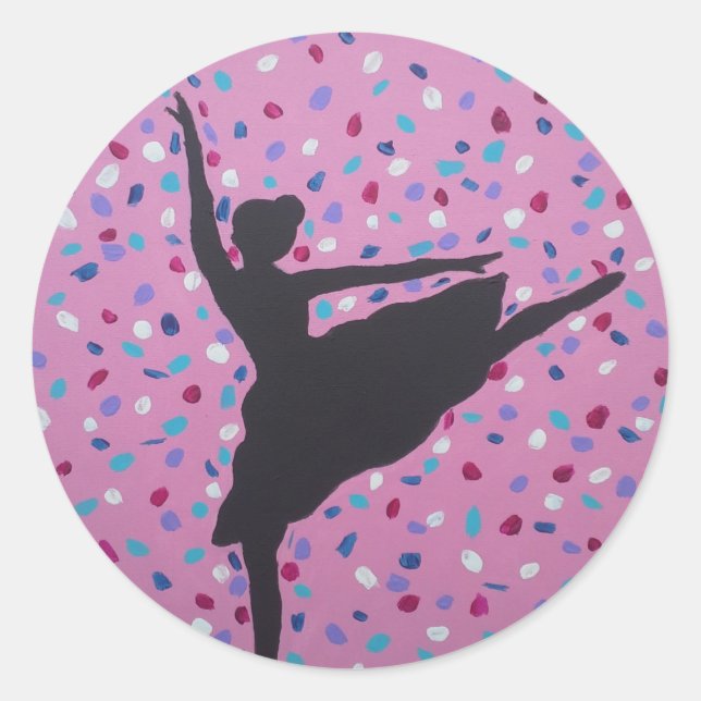 Stickers Silhouette Ballerina (Devant)